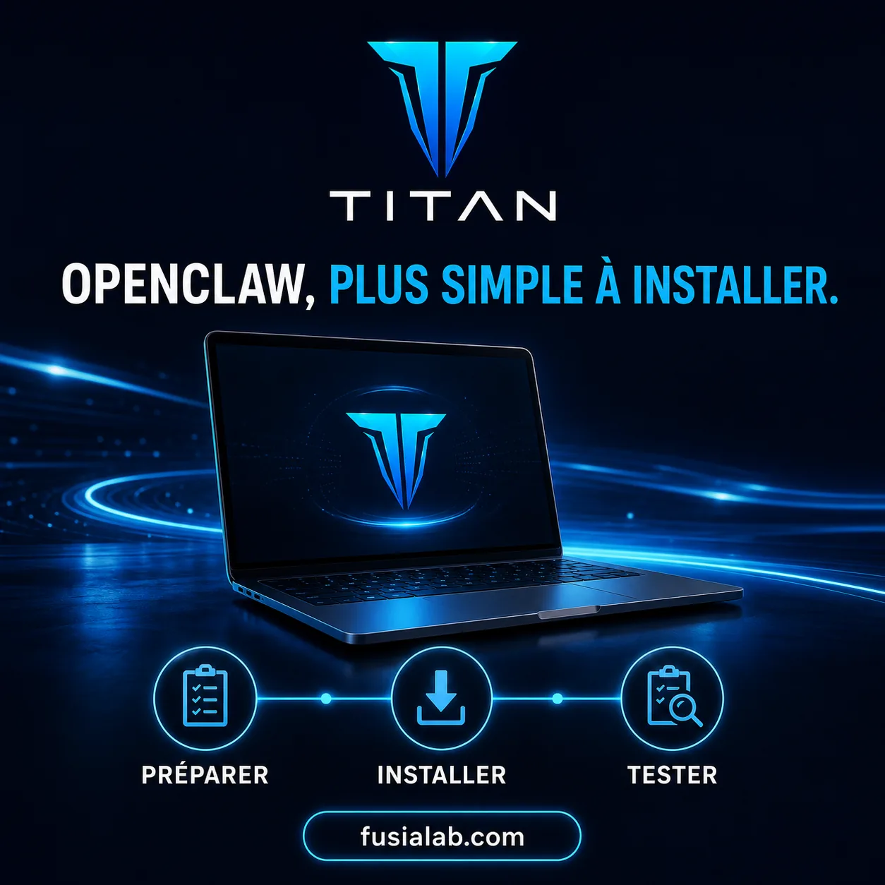 OpenClaw plus simple à installer avec TITAN